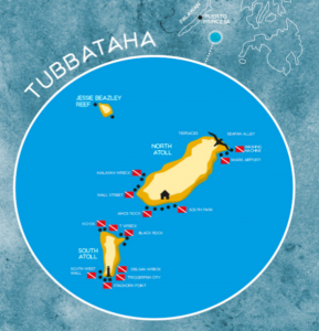 Tubbataha Reef Map